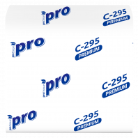 Салфетки бумажные 2сл., листовые, белые Protissue Premium V-сложения (105х210) 40пач*200листов, С295